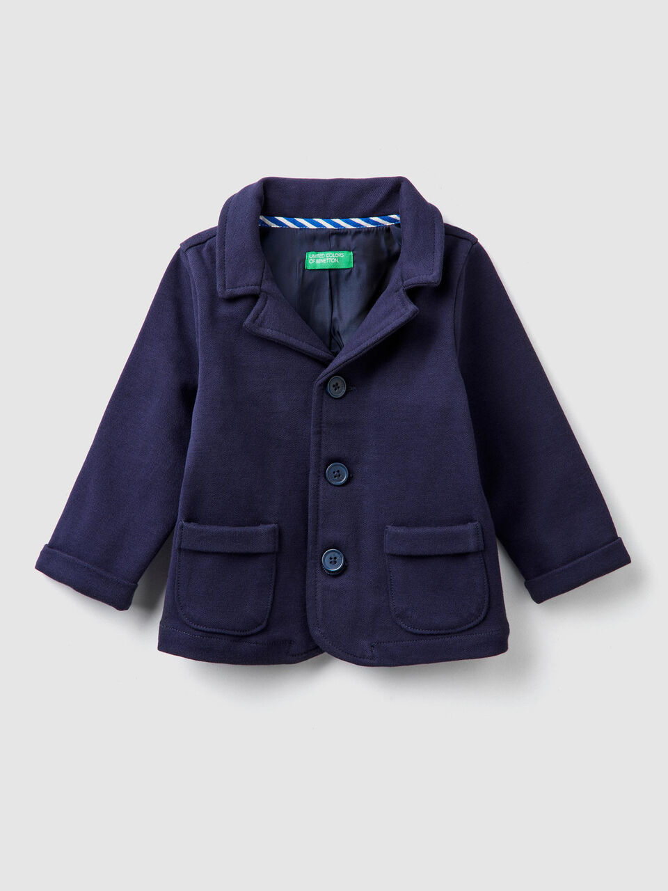 Blazer in cotone stretch image number 1