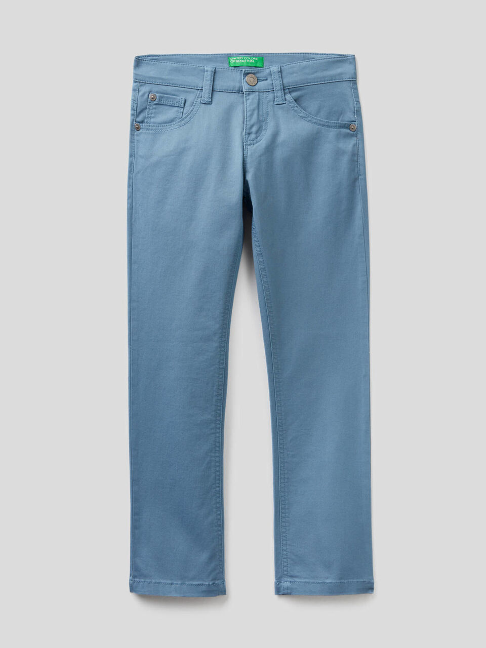 Pantaloni slim fit a cinque tasche image number 1