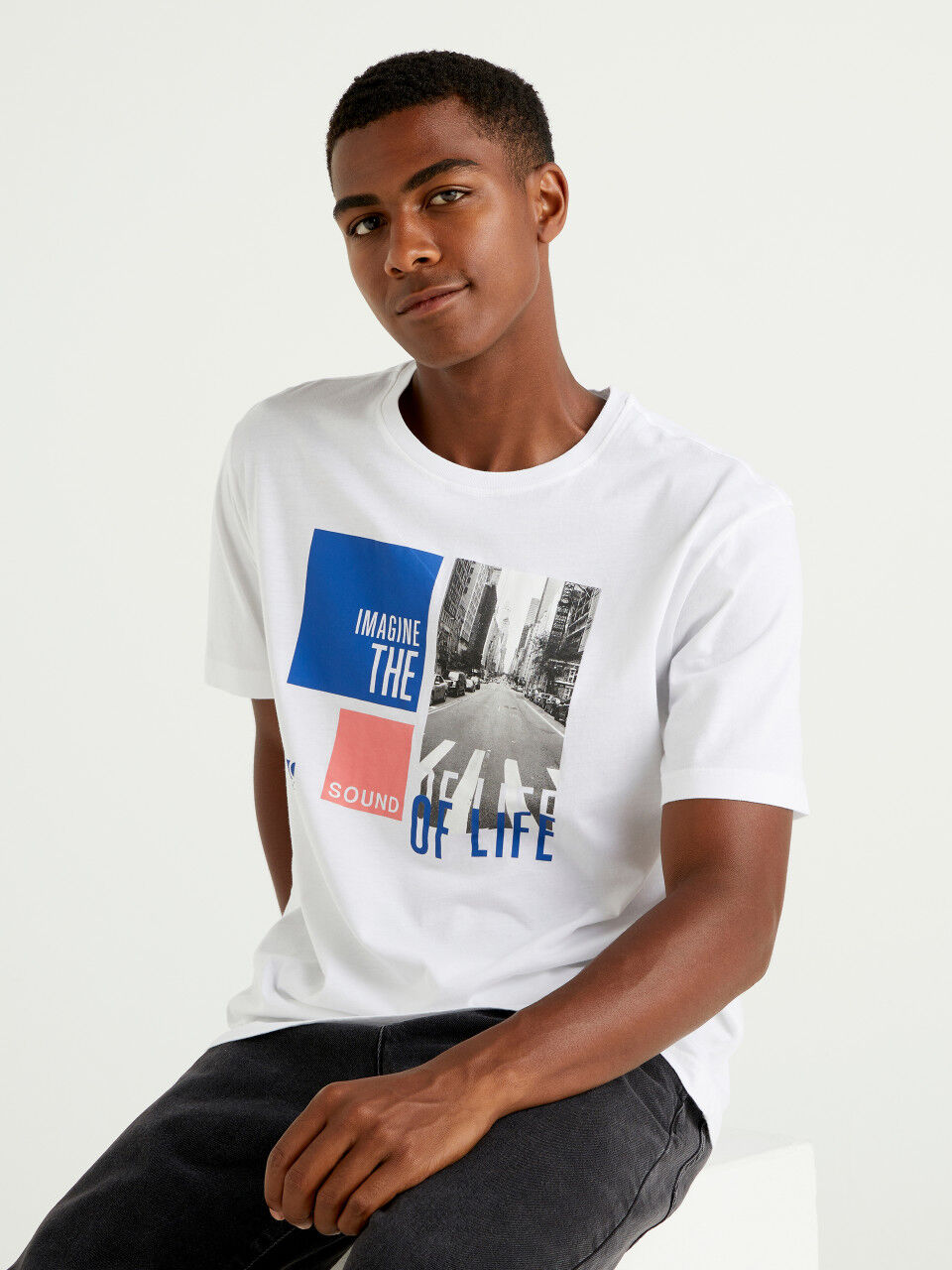 T shirt benetton uomo clearance