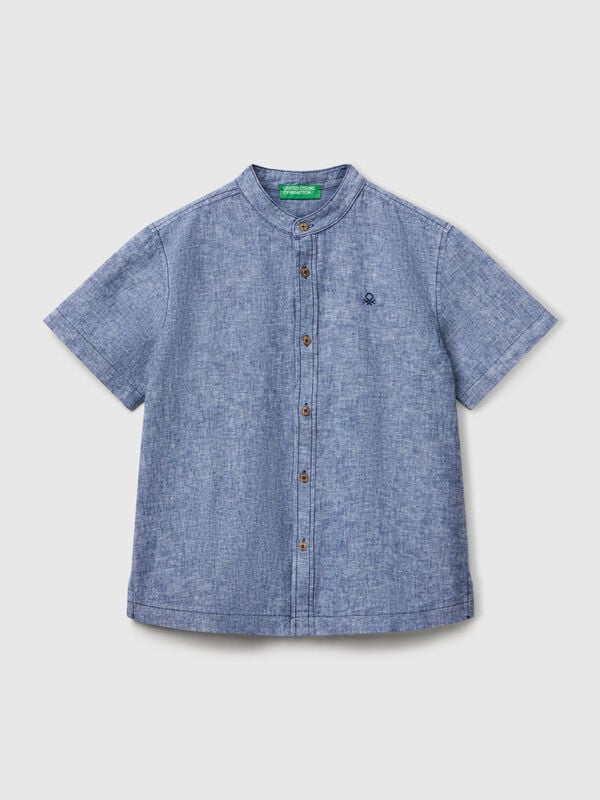 Camicia coreana a manica corta  Bambino
