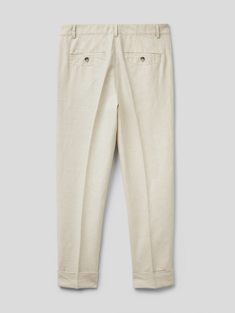Pantaloni in misto lino image number 2