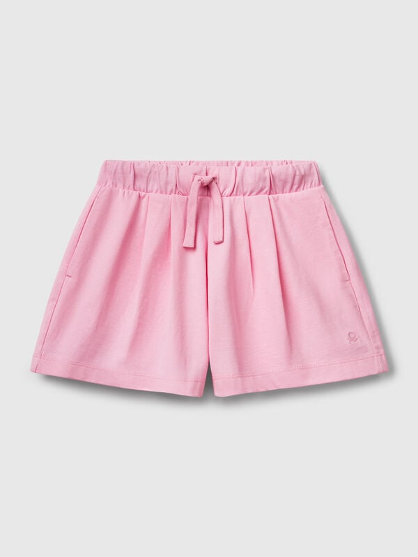 Shorts in puro cotone Bambina
