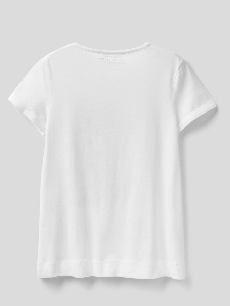 T-shirt con stampa e spacchi image number 2