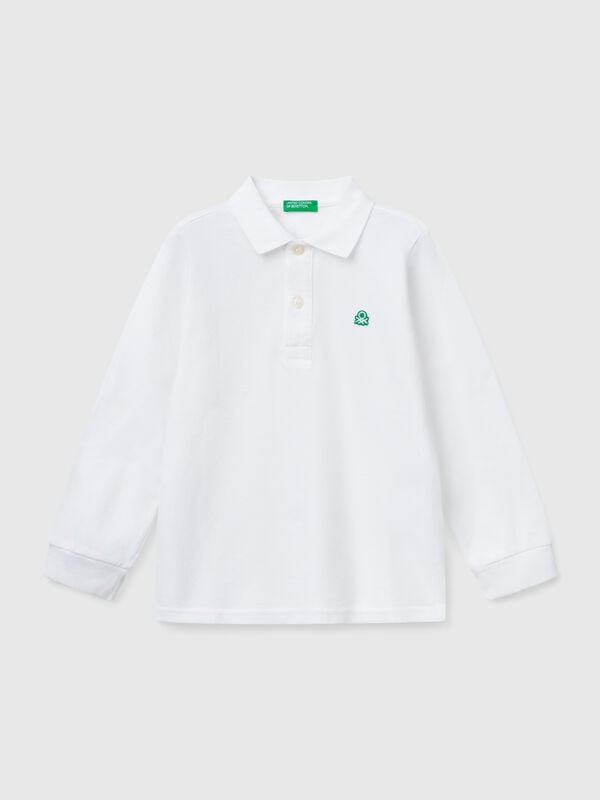 Polo manica lunga in cotone  Bambino