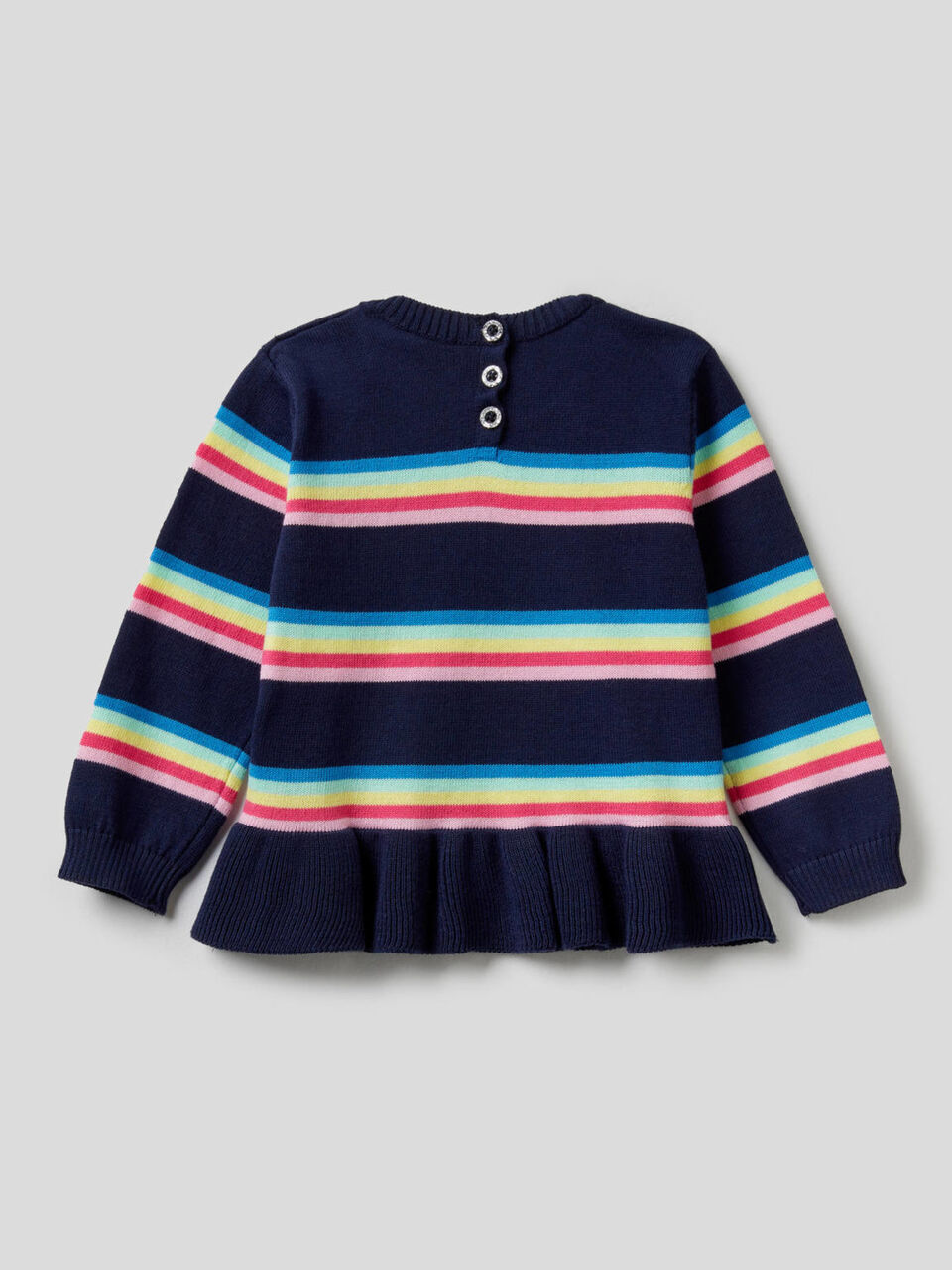 Maglia a righe con volant image number 2