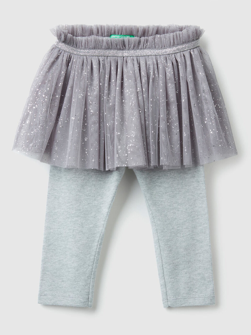 Leggings con gonna in tulle image number 1