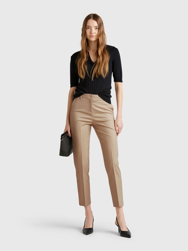 Chino in cotone stretch Donna