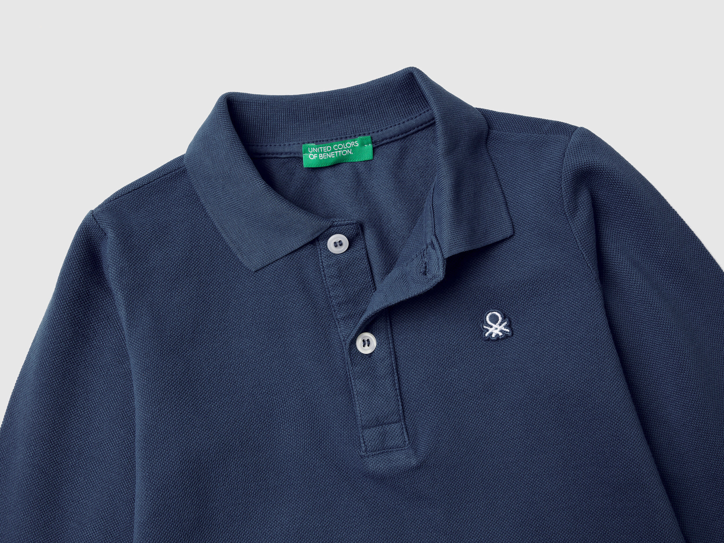 Polo benetton manica lunga online