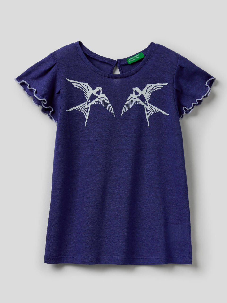 T-shirt con manica volant image number 1