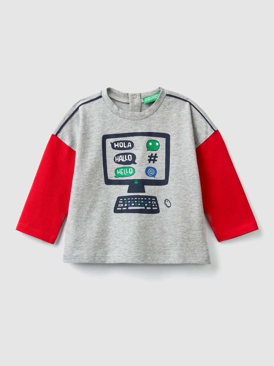 T-shirt in cotone biologico image number 1