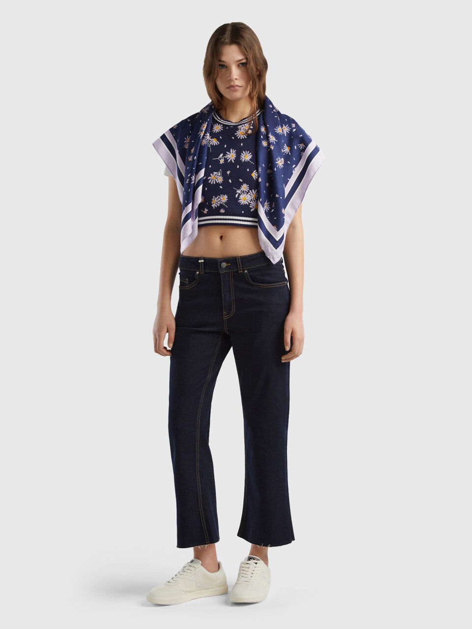 Jeans larghi hotsell benetton