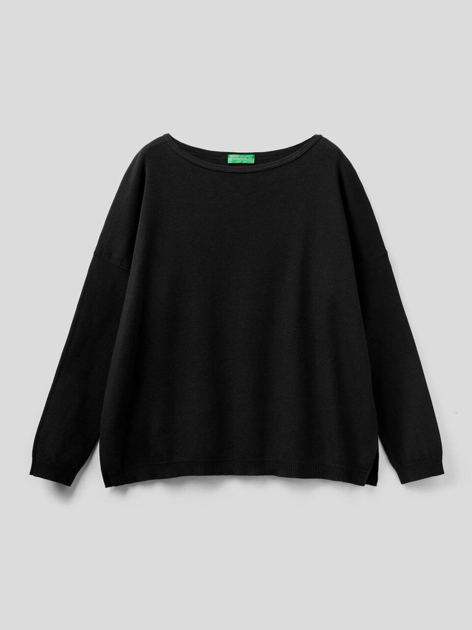 Maglia in cotone con scollo rotondo image number null