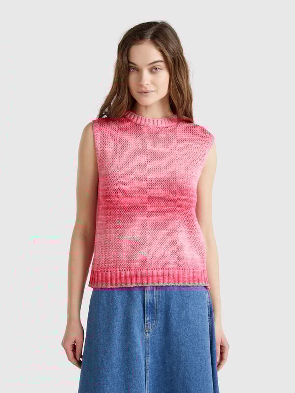 Gilet effetto sfumato Donna