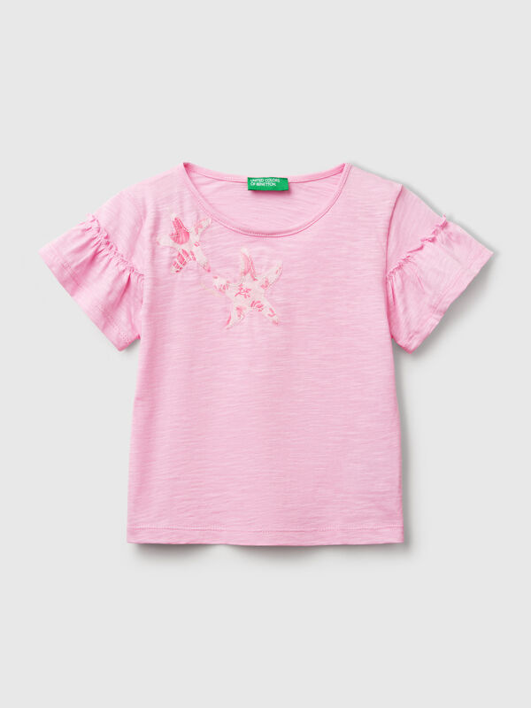 T-shirt con applicazione Bambina
