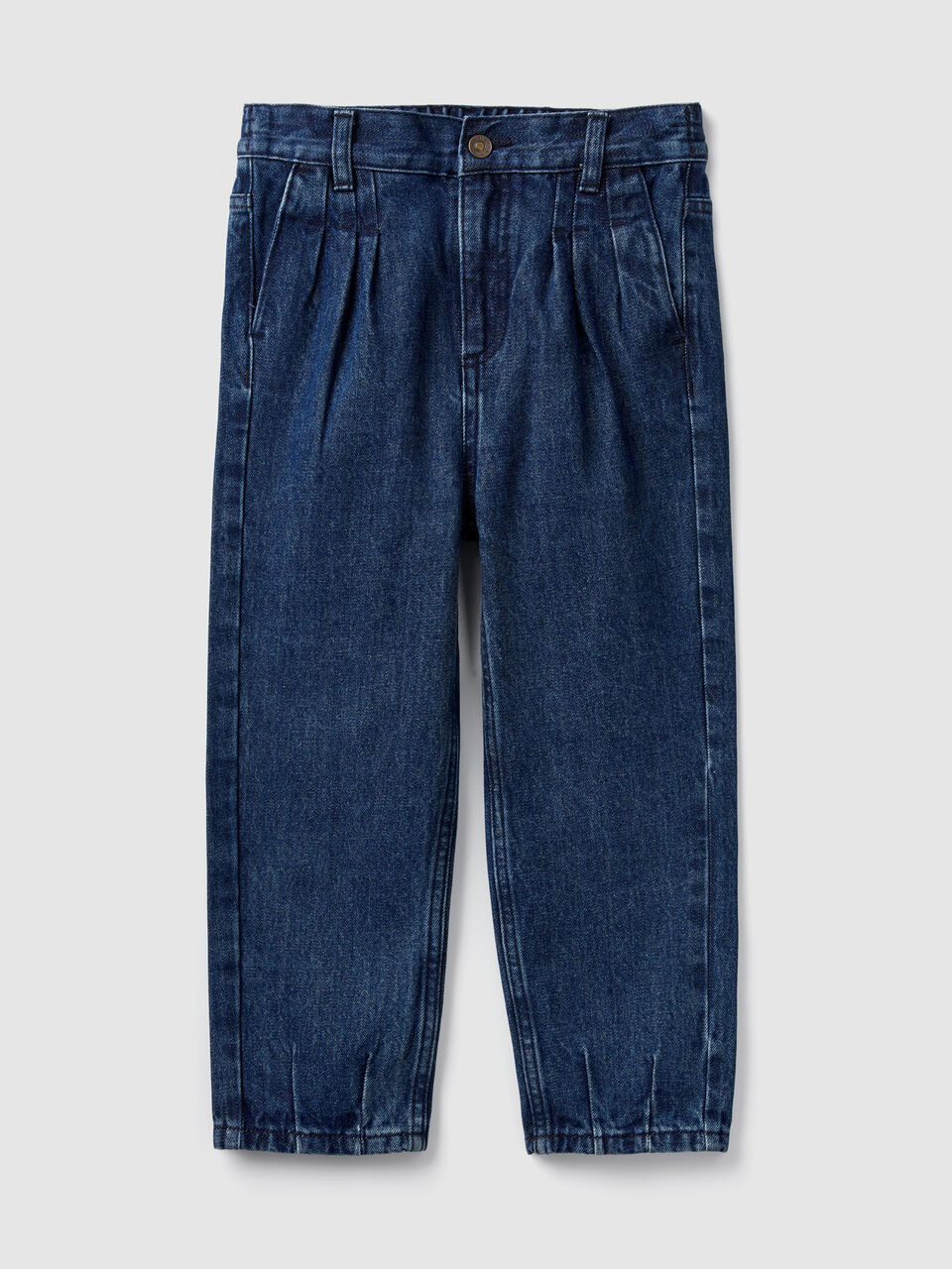Pantaloni in denim a vita alta image number 1