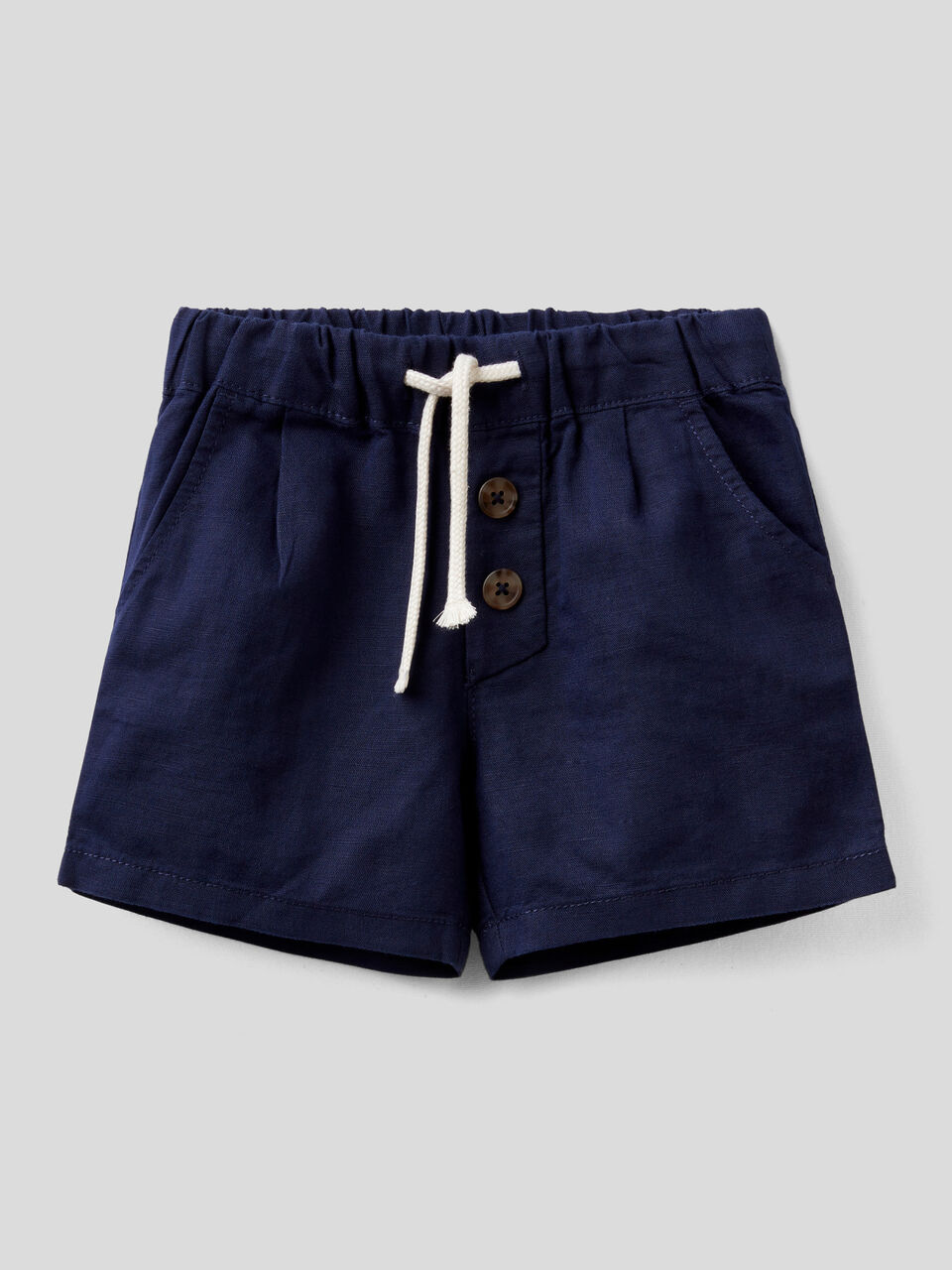 Pantaloncini in misto lino image number 1