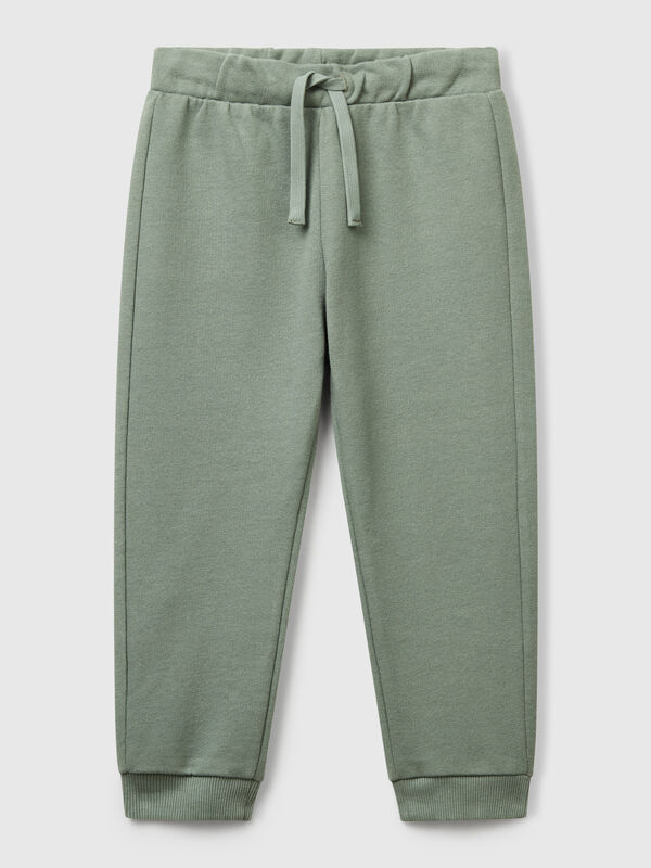 Pantaloni in cotone con logo Bambino