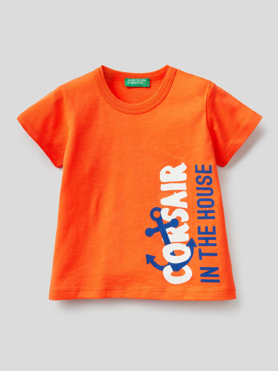 T-shirt 100% cotone con maxi stampa image number 1