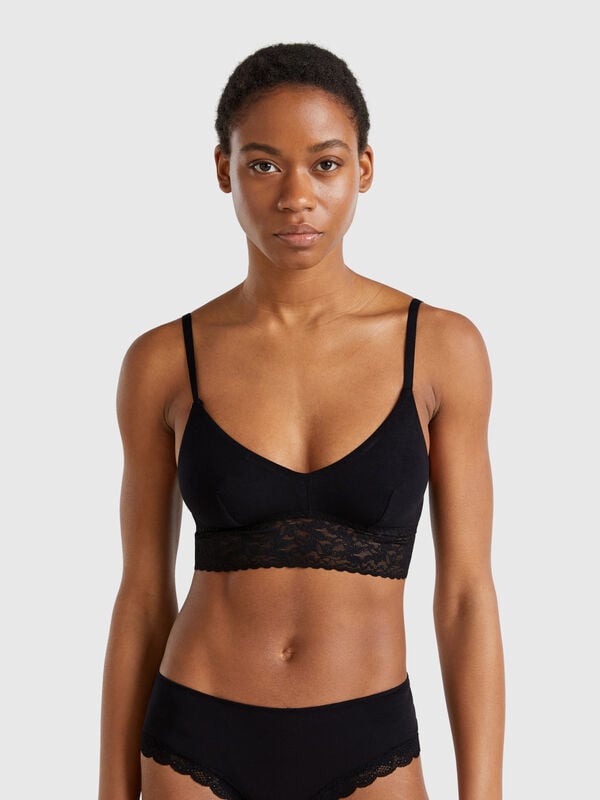 Bralette in cotone super stretch Donna