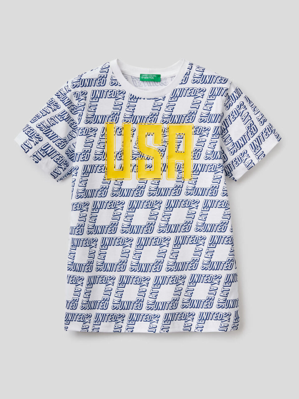 T-shirt stampata in puro cotone image number 1