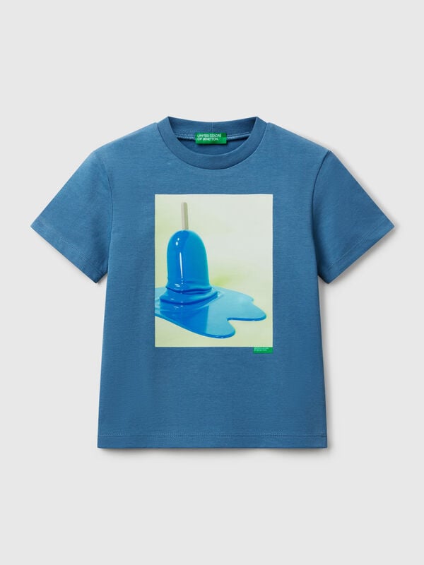 T-shirt con stampa gelato Bambino