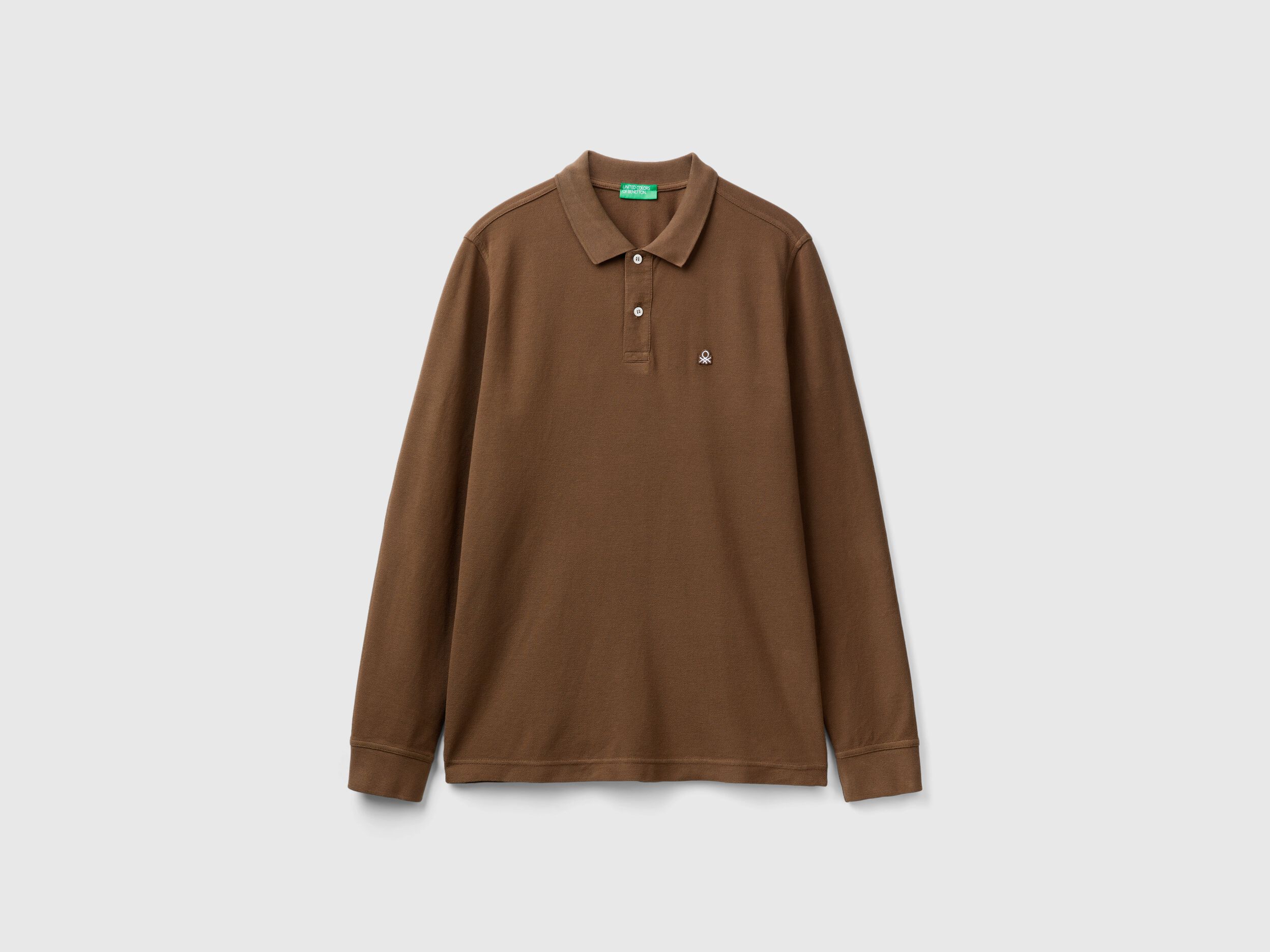 Benetton polo manica lunga deals