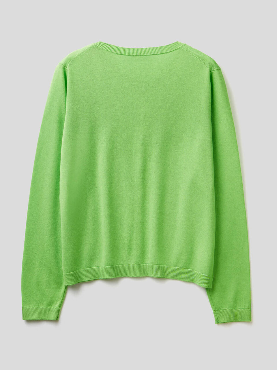 Cardigan girocollo in misto cotone image number 2