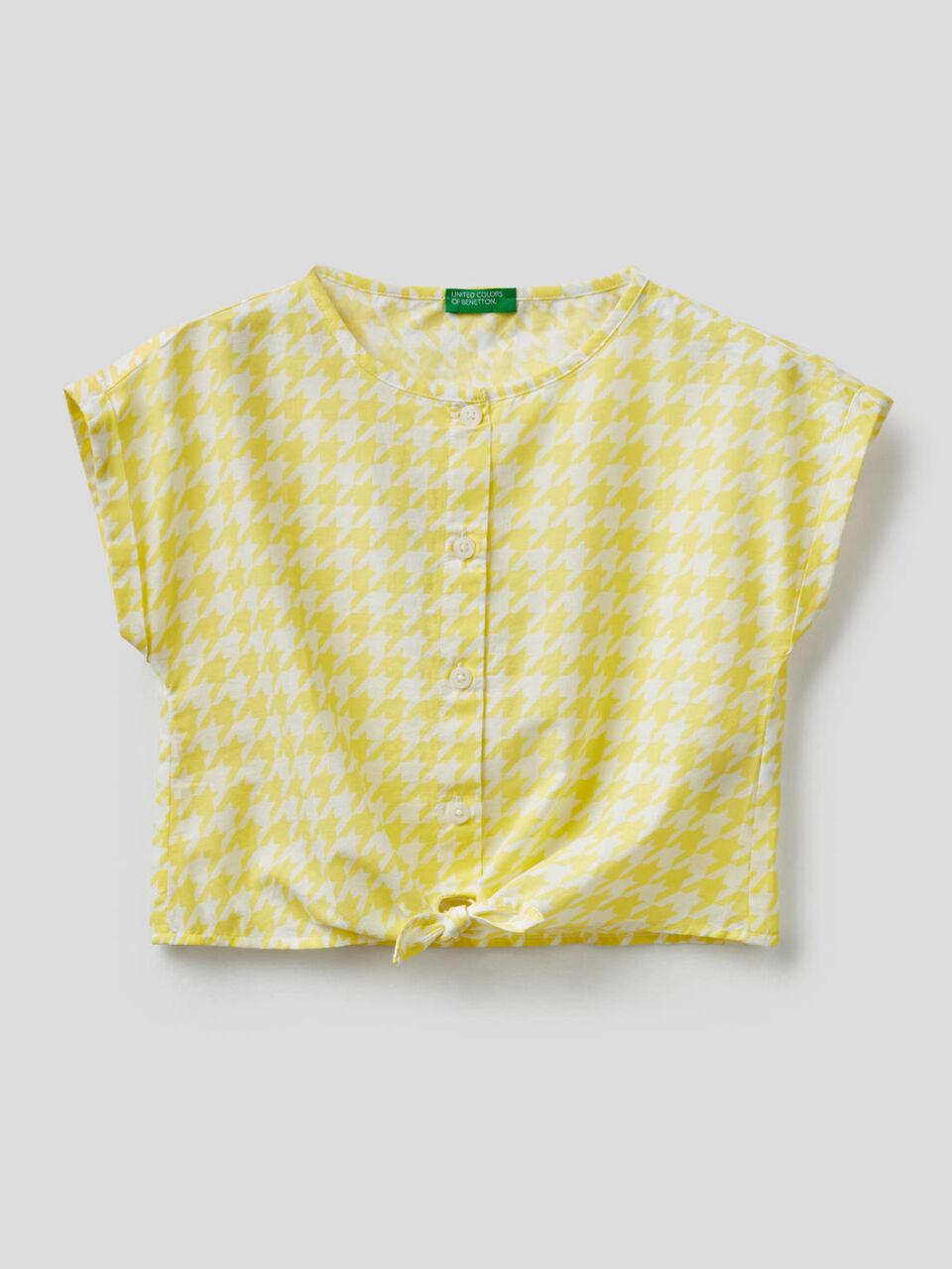 Blusa cropped con nodo image number 1