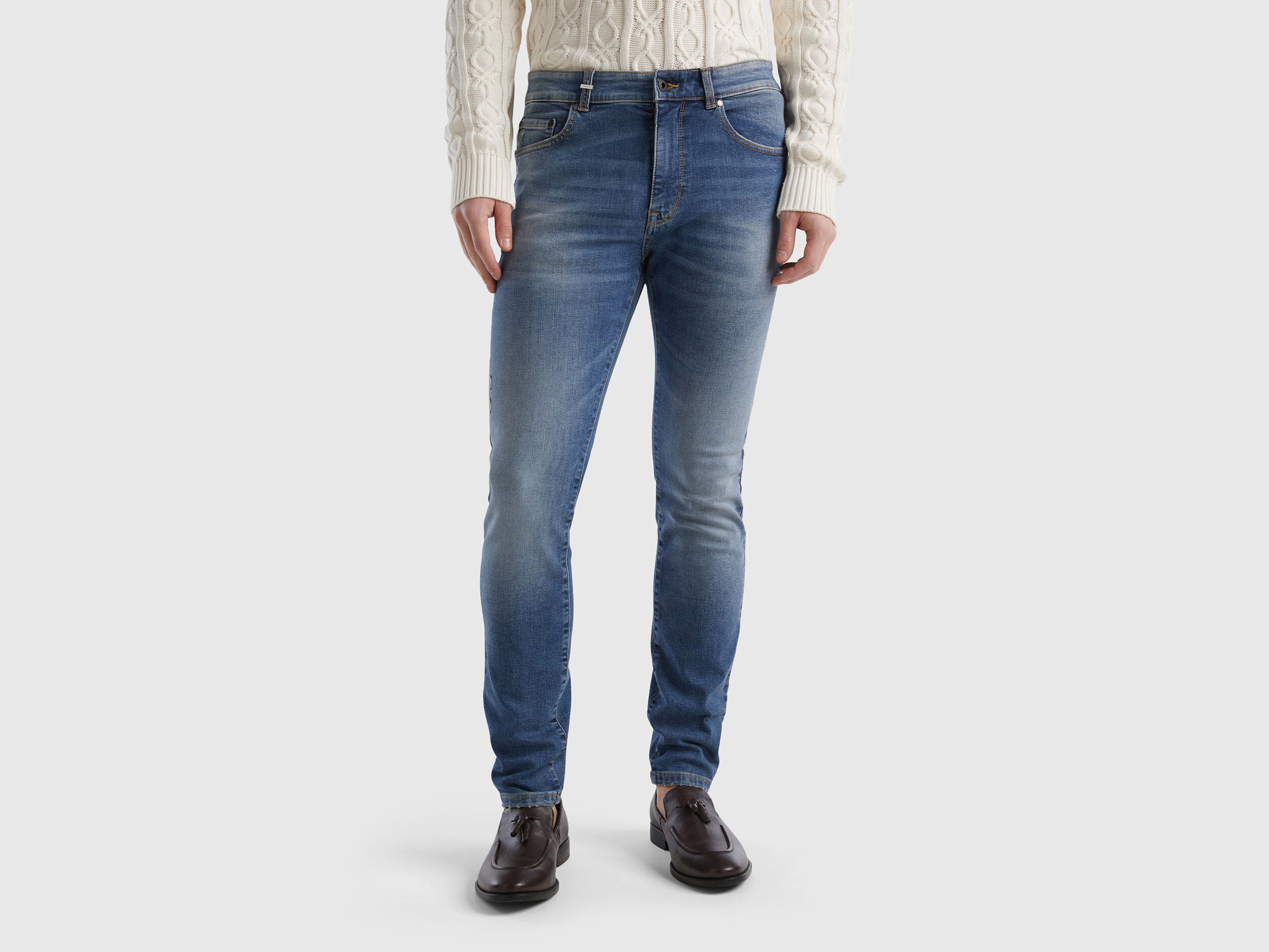 Jeans skinny sales fit uomo