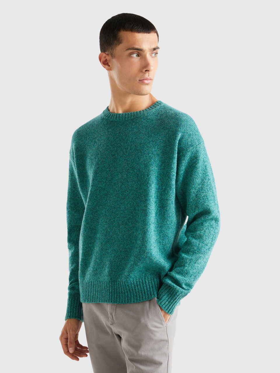 Maglioni lana uomo benetton on sale