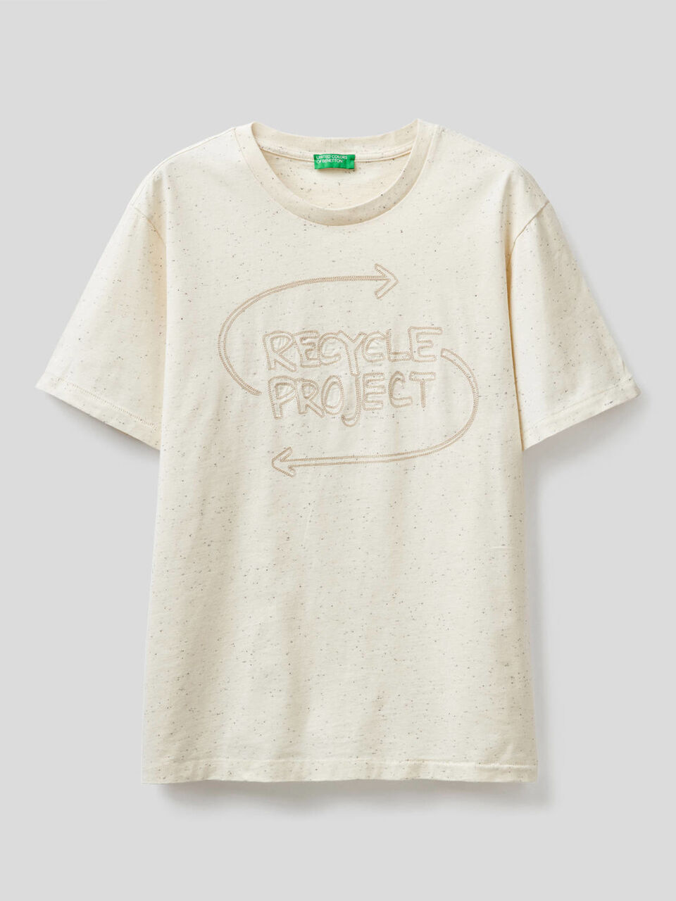 T-shirt con ricamo "Recycle Project" image number 1