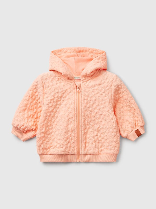 Felpa jacquard con zip Baby