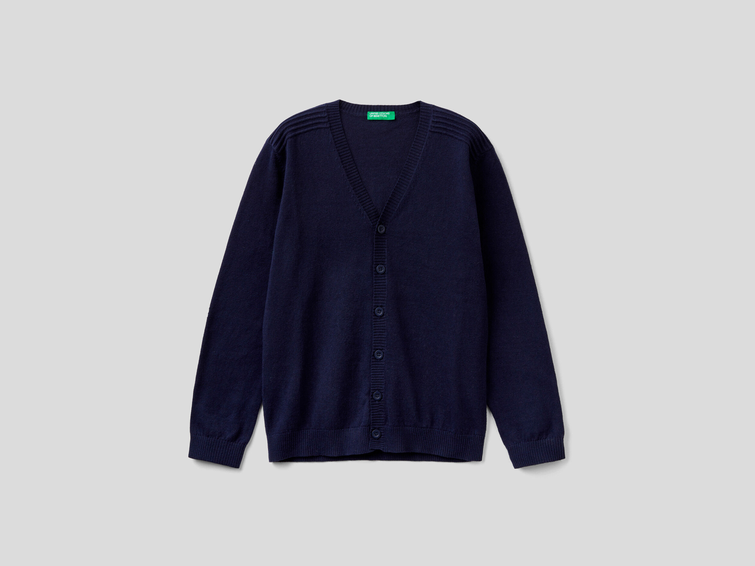 United Colors of Benetton Abbigliamento Maglioni e cardigan Cardigan Cardigan Scollo A V In Caldo Cotone 