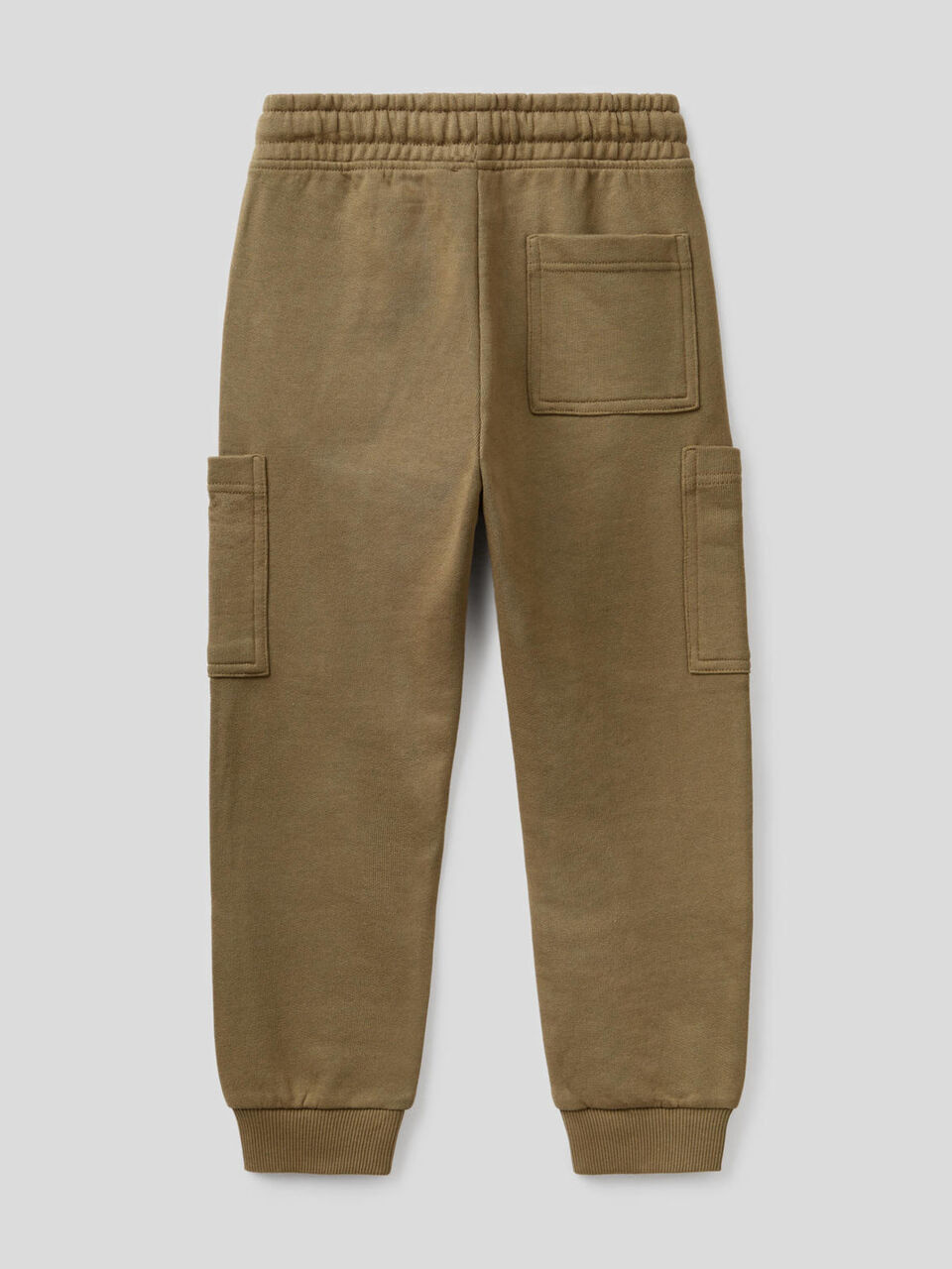 Pantaloni cargo in felpa di puro cotone image number 2