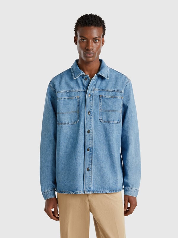 Overshirt di jeans Uomo