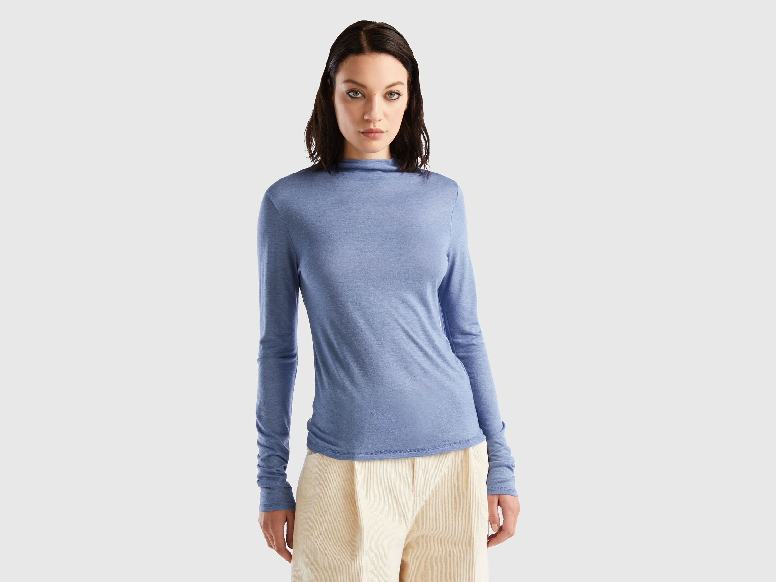Maglie di cotone hotsell manica lunga benetton