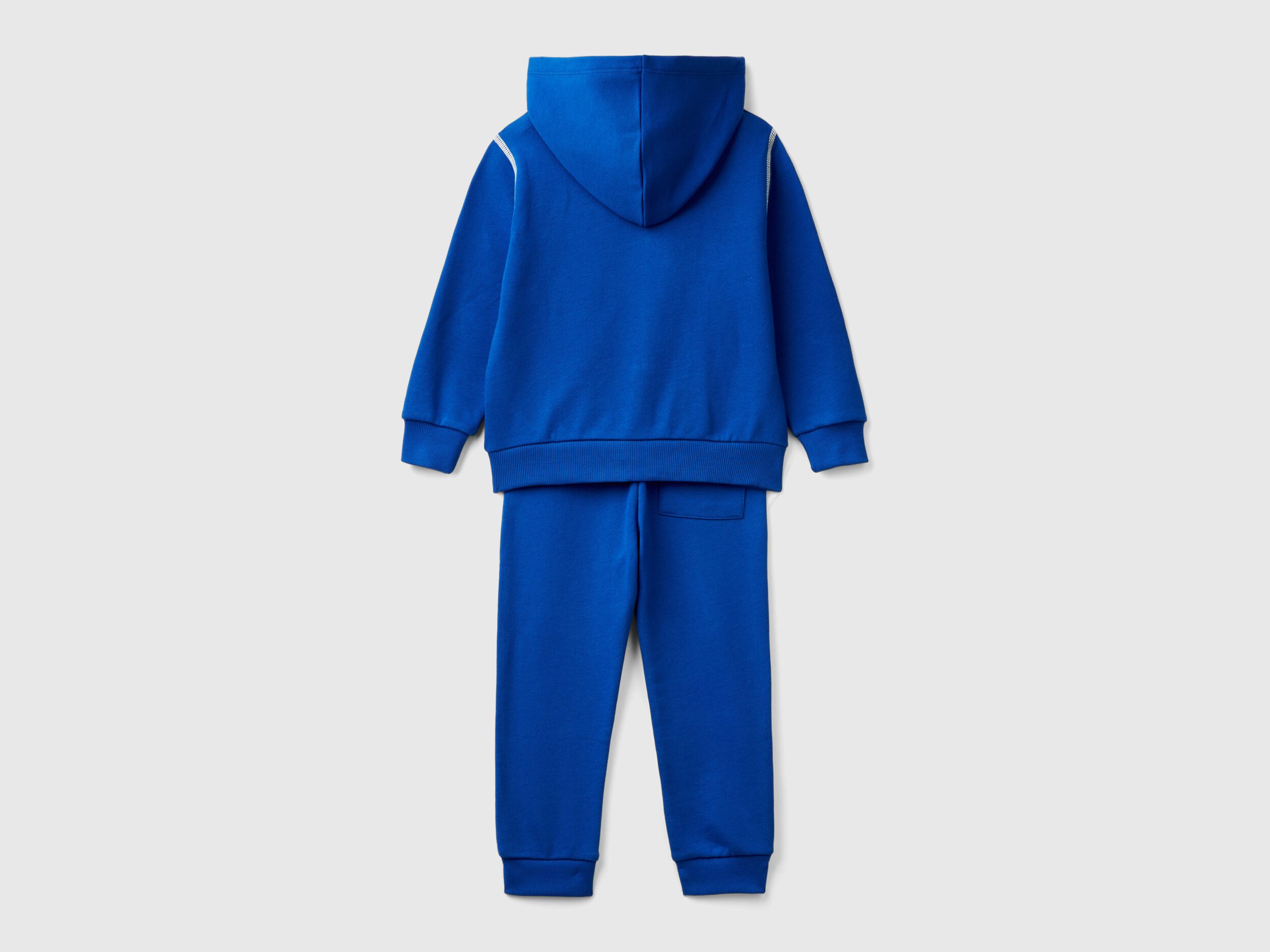 Tuta in felpa 100 cotone Bluette Benetton