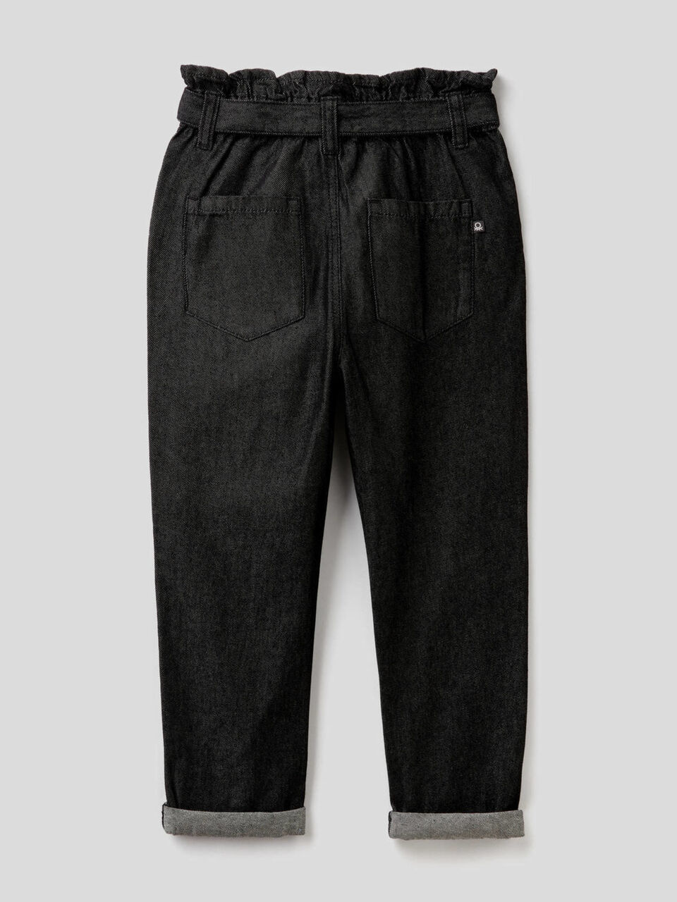 Jeans paperbag in 100% cotone image number 2