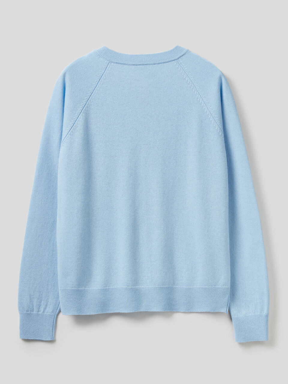 Cardigan girocollo in misto lana e cashmere image number 2