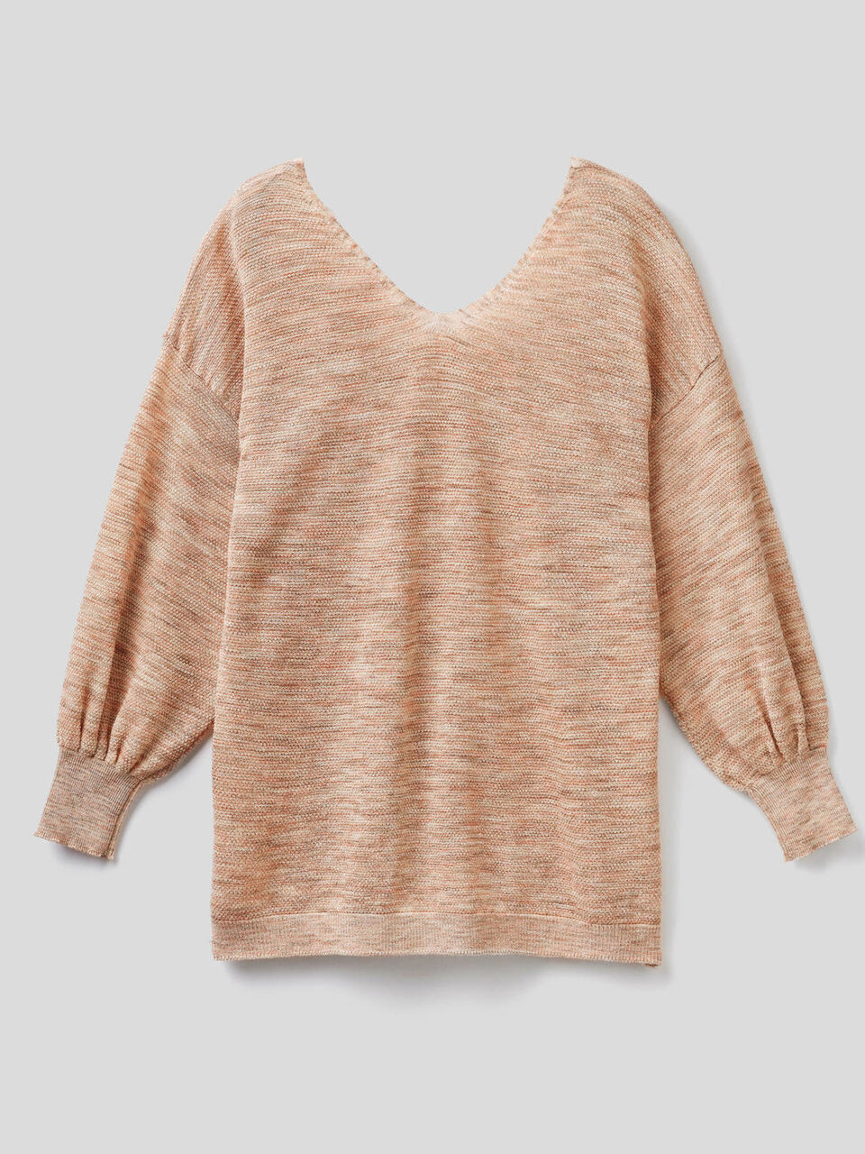 Maglia con scollo a V davanti e dietro image number 2