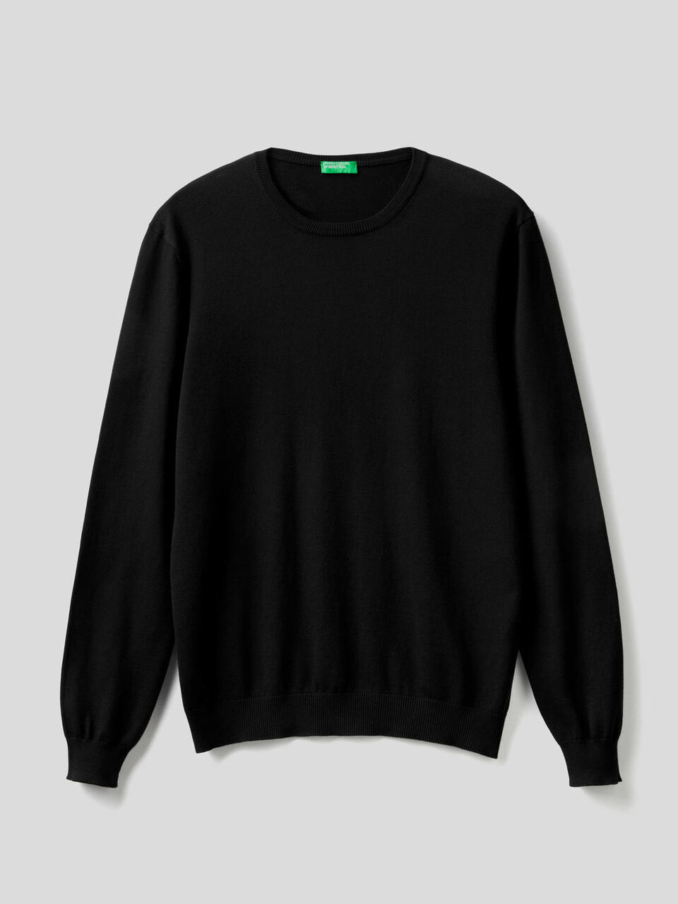 Maglia girocollo 100% cotone image number 1