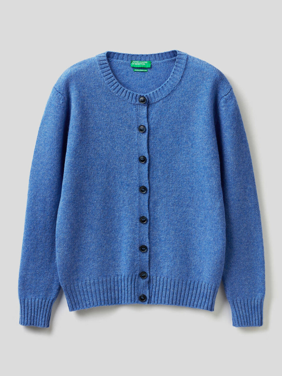 Cardigan in pura lana Shetland image number 1