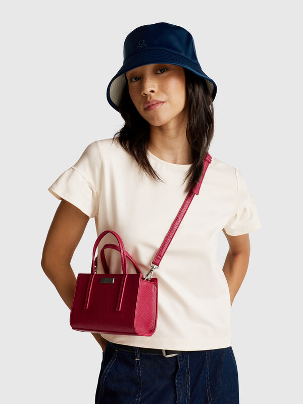 T-shirt con manica rouches Donna