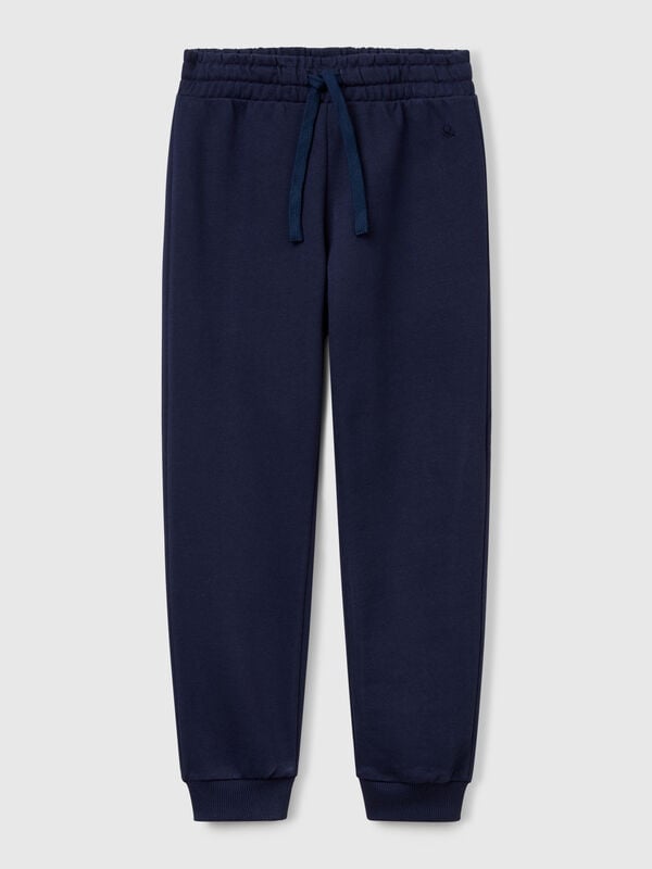 Pantaloni in felpa con logo Bambina