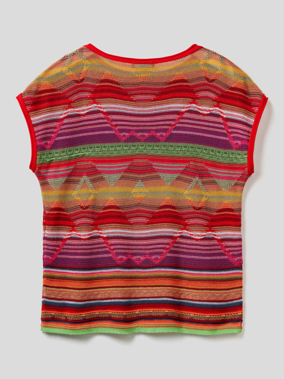 Maglia multicolor in puro cotone image number 2