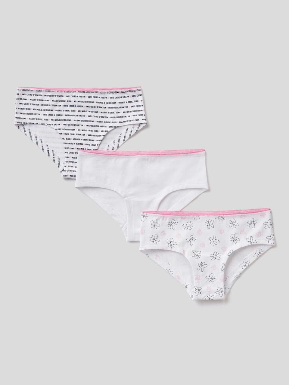 Tre culotte in cotone stretch image number 1