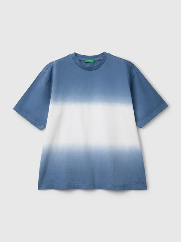 T-shirt dip-dye over fit Bambino