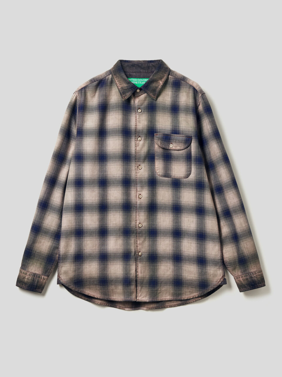 Camicia a quadri con toppe image number 1