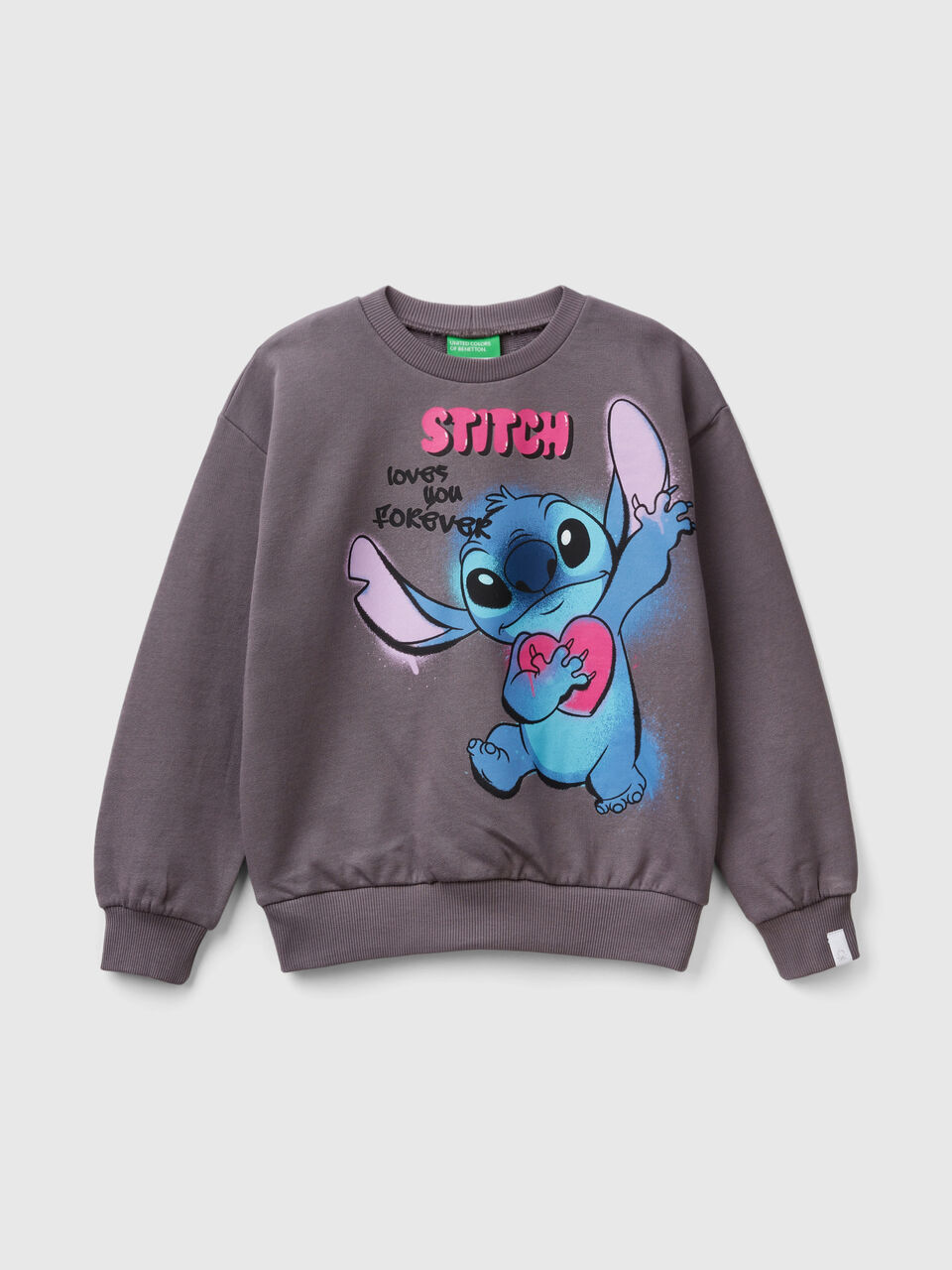 Felpa ©Disney Lilo & Stitch Grigio Scuro Bambina