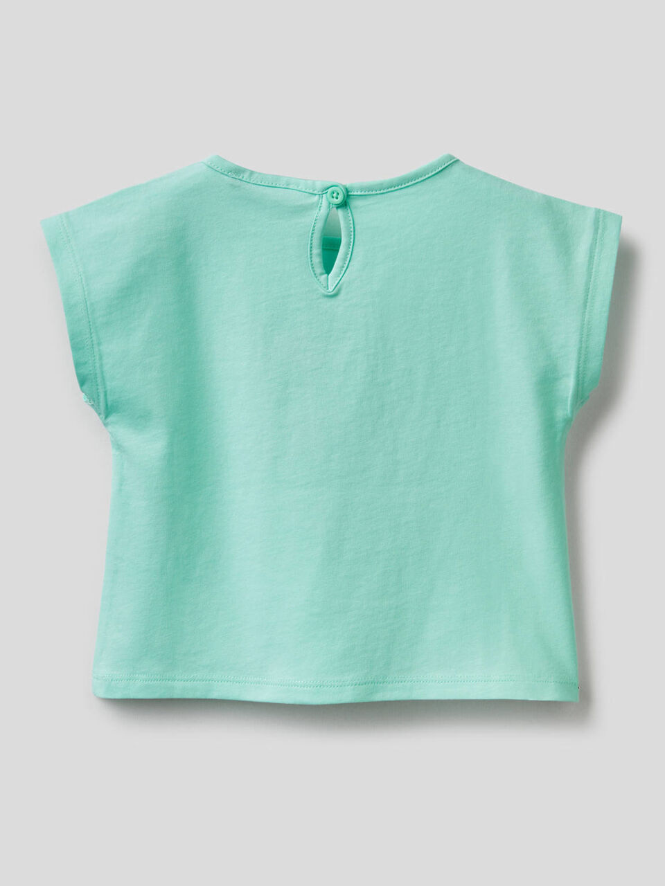 T-shirt a righe con stampa image number 2